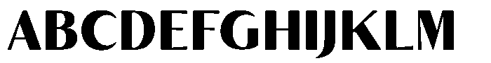 Kenisya Black Font UPPERCASE