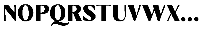 Kenisya Black Font UPPERCASE