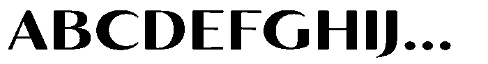 Kenisya Bold Expanded Font UPPERCASE