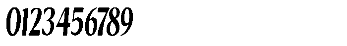Kenisya Bold Extra Condensed Italic Font OTHER CHARS