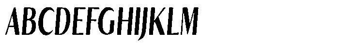Kenisya Bold Extra Condensed Italic Font UPPERCASE