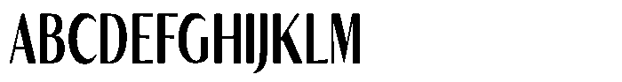 Kenisya Bold Extra Condensed Font UPPERCASE