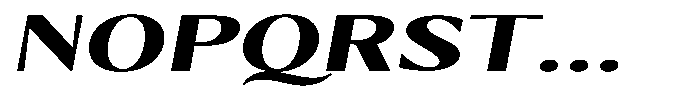 Kenisya Bold Extra Expanded Italic Font UPPERCASE