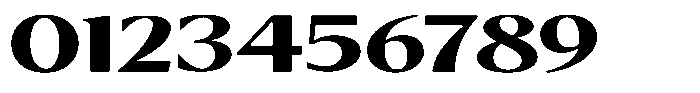 Kenisya Bold Extra Expanded Font OTHER CHARS