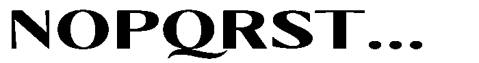 Kenisya Bold Extra Expanded Font UPPERCASE