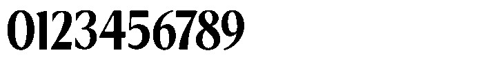 Kenisya Bold Semi Condensed Font OTHER CHARS