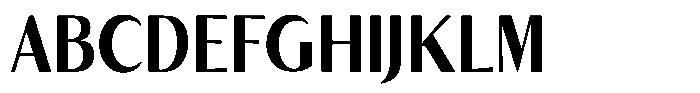 Kenisya Bold Semi Condensed Font UPPERCASE
