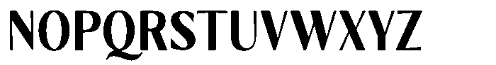 Kenisya Bold Semi Condensed Font UPPERCASE