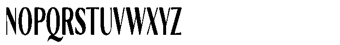 Kenisya Bold Ultra Condensed Font UPPERCASE