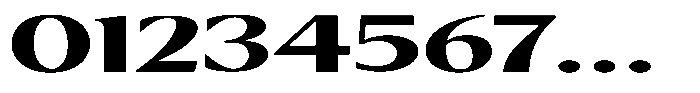 Kenisya Bold Ultra Expanded Font OTHER CHARS