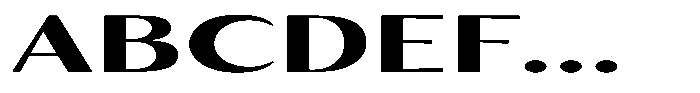 Kenisya Bold Ultra Expanded Font UPPERCASE