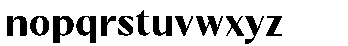 Kenisya Bold Font LOWERCASE