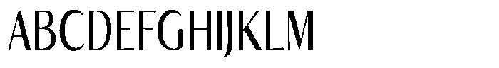 Kenisya Condensed Font UPPERCASE