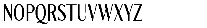 Kenisya Condensed Font UPPERCASE