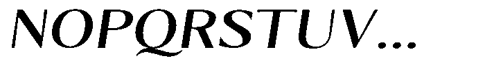 Kenisya Expanded Italic Font UPPERCASE