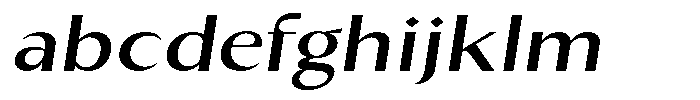 Kenisya Expanded Italic FONT