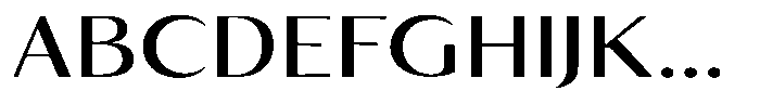 Kenisya Expanded Font UPPERCASE