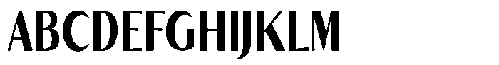Kenisya Extra Bold Condensed Font UPPERCASE