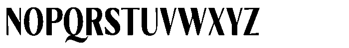 Kenisya Extra Bold Condensed Font UPPERCASE