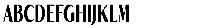 Kenisya Extra Bold Extra Condensed Font UPPERCASE