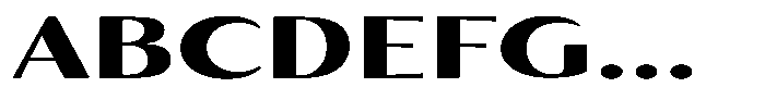 Kenisya Extra Bold Extra Expanded Font UPPERCASE