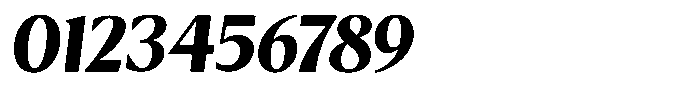 Kenisya Extra Bold Italic Font OTHER CHARS