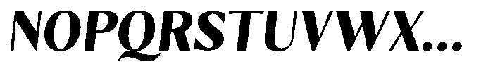 Kenisya Extra Bold Italic Font UPPERCASE