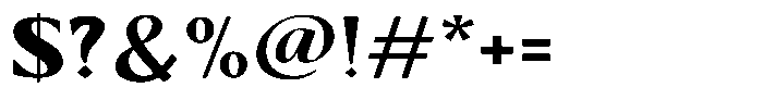 Kenisya Extra Bold Semi Expanded Font OTHER CHARS