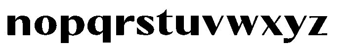Kenisya Extra Bold Semi Expanded Font LOWERCASE