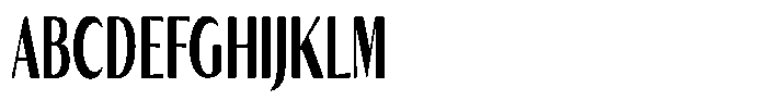 Kenisya Extra Bold Ultra Condensed Font UPPERCASE