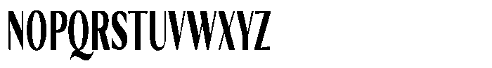Kenisya Extra Bold Ultra Condensed Font UPPERCASE
