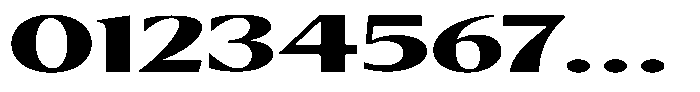 Kenisya Extra Bold Ultra Expanded Font OTHER CHARS