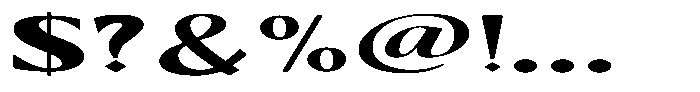 Kenisya Extra Bold Ultra Expanded Font OTHER CHARS