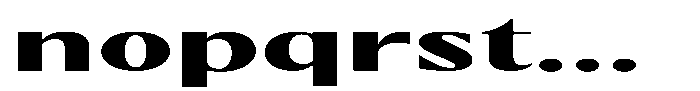 Kenisya Extra Bold Ultra Expanded Font LOWERCASE