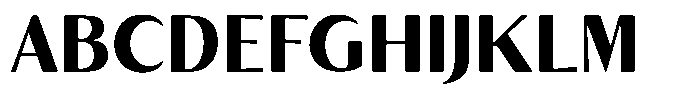 Kenisya Extra Bold Font UPPERCASE