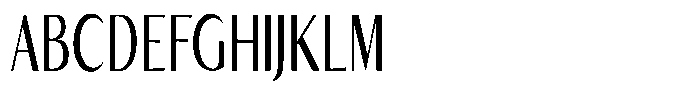 Kenisya Extra Condensed Font UPPERCASE