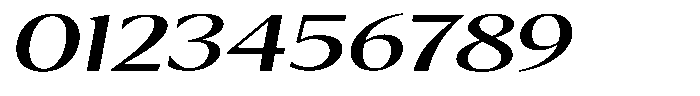 Kenisya Extra Expanded Italic Font OTHER CHARS
