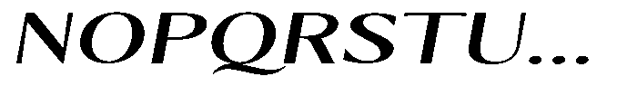 Kenisya Extra Expanded Italic Font UPPERCASE