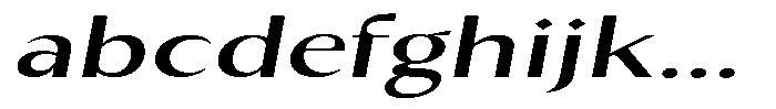 Kenisya Extra Expanded Italic FONT