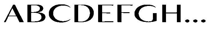 Kenisya Extra Expanded Font UPPERCASE