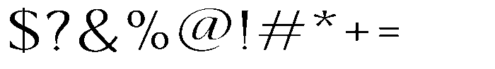 Kenisya Extra Light Expanded Font OTHER CHARS