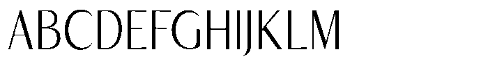 Kenisya Extra Light Semi Condensed Font UPPERCASE