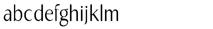 Kenisya Extra Light Semi Condensed FONT