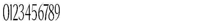 Kenisya Extra Light Ultra Condensed Font OTHER CHARS