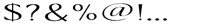 Kenisya Extra Light Ultra Expanded Font OTHER CHARS