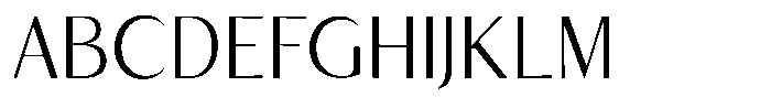 Kenisya Extra Light Font UPPERCASE