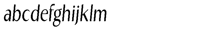Kenisya Light Condensed Italic FONT