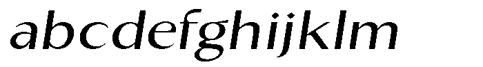 Kenisya Light Expanded Italic FONT