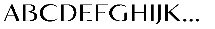 Kenisya Light Expanded Font UPPERCASE