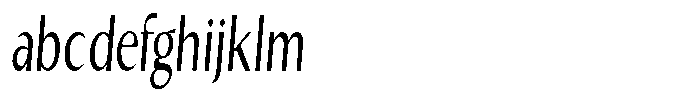 Kenisya Light Extra Condensed Italic FONT
